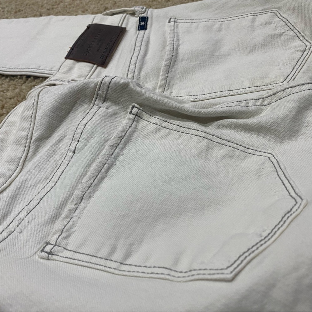 Lucky Brand Women's Cream Sasha Straight Leg Jeans-00/24 - Picture 5 of 10